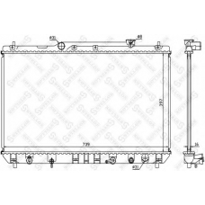 10-25383-SX STELLOX Радиатор, охлаждение двигателя