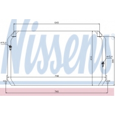 94056 NISSENS Конденсатор, кондиционер