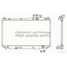 H554-25 ASHUKI Радиатор, охлаждение двигателя