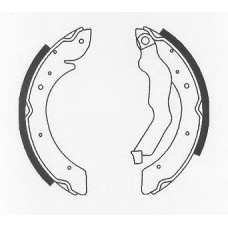BS955 QUINTON HAZELL Комплект тормозных колодок