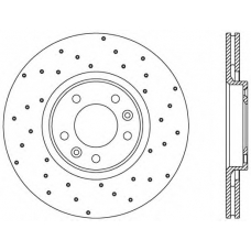 BDRS2380.25 OPEN PARTS Тормозной диск