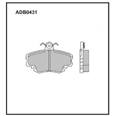 ADB0431 Allied Nippon Тормозные колодки