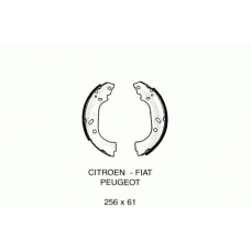 6.189 PEX Комплект тормозных колодок