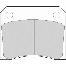 FD216A NECTO Комплект тормозных колодок, дисковый тормоз