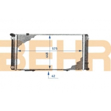 2108576 BEHR Radiator