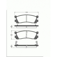 1501223217 S.b.s. Комплект тормозных колодок, дисковый тормоз