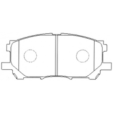 PN-1497 JNBK Колодки тормозные