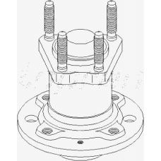 205 208 TOPRAN Ступица колеса