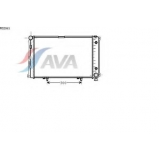 MS2061 AVA Радиатор, охлаждение двигателя