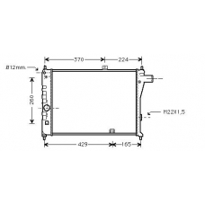 OL2140 AVA Радиатор, охлаждение двигателя