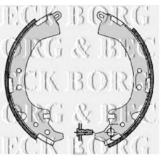 BBS6292 BORG & BECK Комплект тормозных колодок
