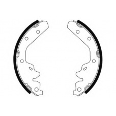 8DB 355 002-861 HELLA PAGID Комплект тормозных колодок