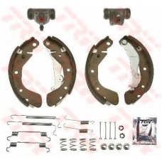 BK2613 TRW Комплект тормозных колодок