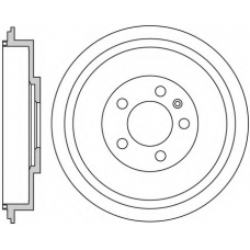 VBE660 MOTAQUIP Тормозной барабан