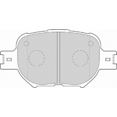 FD7020A NECTO Комплект тормозных колодок, дисковый тормоз
