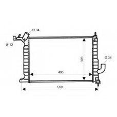 QER1961 QUINTON HAZELL Радиатор, охлаждение двигателя