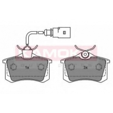 JQ1011083 KAMOKA Комплект тормозных колодок, дисковый тормоз