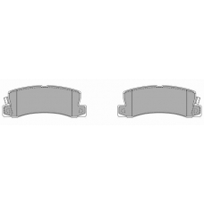 FBP-1550 FREMAX Комплект тормозных колодок, дисковый тормоз