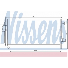 94848 NISSENS Конденсатор, кондиционер