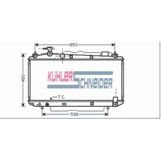 3201171 KUHLER SCHNEIDER Радиатор, охлаждение двигател