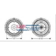 0489701 KUHLER SCHNEIDER Сцепление, вентилятор радиатора