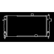 020V02 J. DEUS Радиатор, охлаждение двигателя