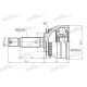 PCV1608<br />PATRON<br />Шарнирный комплект, приводной вал