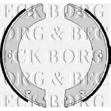 BBS6084 BORG & BECK Комплект тормозных колодок