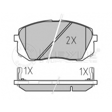 025 245 0116/W MEYLE Комплект тормозных колодок, дисковый тормоз