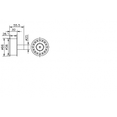 TKR 9165 TIMKEN Паразитный / ведущий ролик, зубчатый ремень