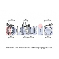 851953N AKS DASIS Компрессор, кондиционер