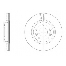 61581.10 REMSA Тормозной диск