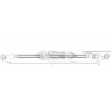 340237 SPIDAN Тормозной шланг