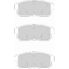 FD7173A NECTO Комплект тормозных колодок, дисковый тормоз