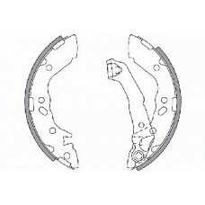 18492734627 S.b.s. Комплект тормозных колодок