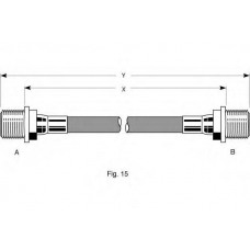 PHA135 TRW Тормозной шланг