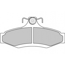 FD6817A NECTO Комплект тормозных колодок, дисковый тормоз