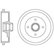 VBD648 MOTAQUIP Тормозной барабан