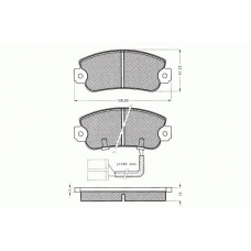7.191 PEX Комплект тормозных колодок, дисковый тормоз