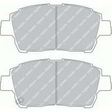 FSL1392 FERODO Комплект тормозных колодок, дисковый тормоз