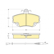 6104001 GIRLING Комплект тормозных колодок, дисковый тормоз 6104001 GIRLING Комплект тормозных колодок, дисковый тормоз