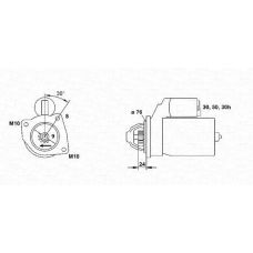 943241170010 MAGNETI MARELLI Стартер