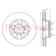 567952B BENDIX Тормозной диск