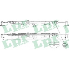 C0249B LPR Трос, стояночная тормозная система