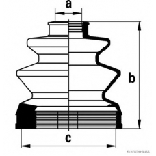 J2885010 HERTH+BUSS JAKOPARTS Комплект пылника, приводной вал
