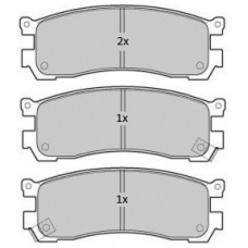 FBP-1781 FREMAX Комплект тормозных колодок, дисковый тормоз