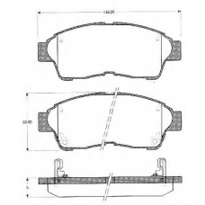 BLF742 QUINTON HAZELL Комплект тормозных колодок, дисковый тормоз