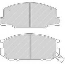 FSL932 FERODO Комплект тормозных колодок, дисковый тормоз