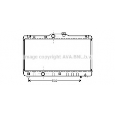 TO2147 Prasco Радиатор, охлаждение двигателя