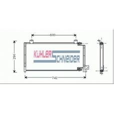 5320371 KUHLER SCHNEIDER Конденсатор, кондиционер